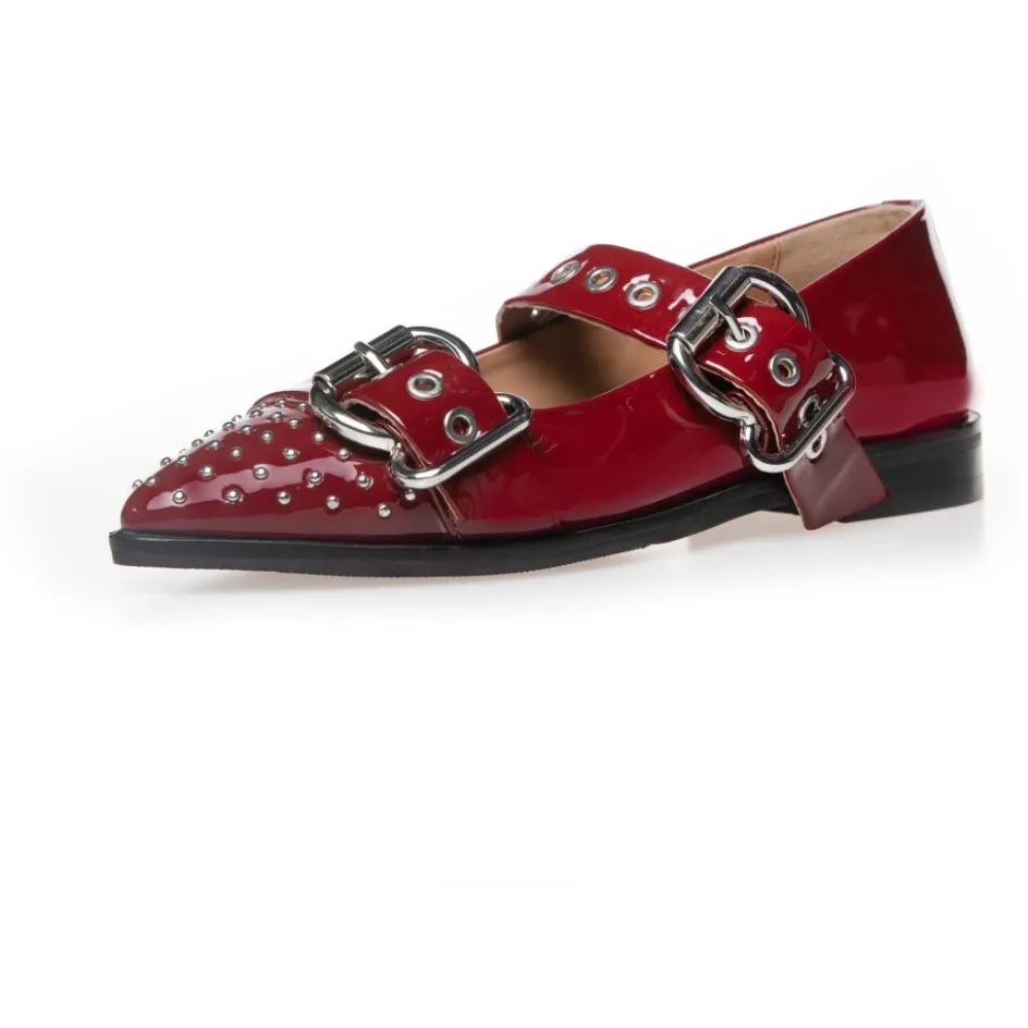 future_vibes_patent_p__bordo_8.webp Copenhagen Shoes Loafers | Ballerinasko*FUTURE VIBES PATENT (P) - Bordo