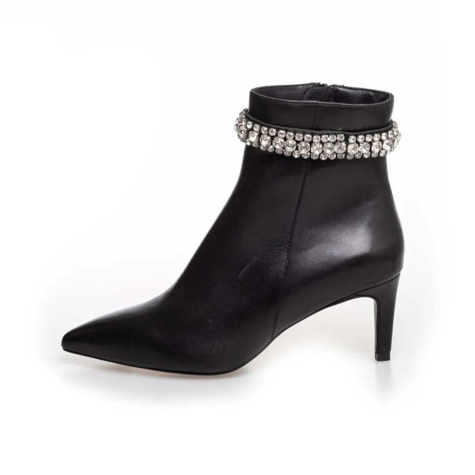 Copenhagen Shoes Støvler Med Hæl | Ankelstøvler*GIRLS AND DIAMONDS - Copenhagenshoes By Josefine Valentin - BLACK Girlsand diamonds copenhagenshoes by josefine valentin boot black