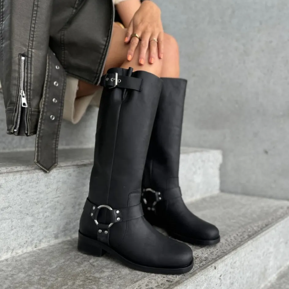 go_for_the_move_high__black_3.webp Copenhagen Shoes Lange Støvler*GO FOR THE MOVE HIGH - Black