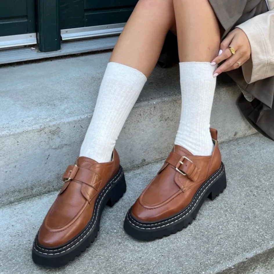 Copenhagen Shoes Loafers*GO FREE - COGNAC Gofree loafer cognac