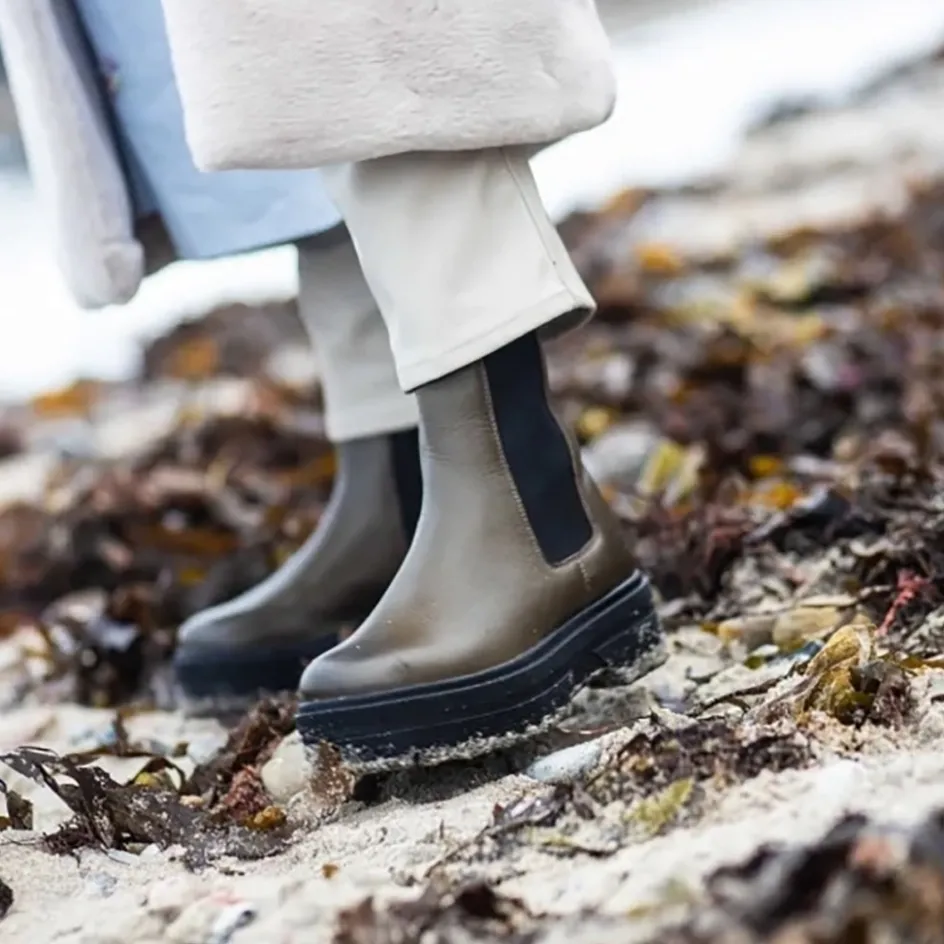 Copenhagen Shoes Chelsea Boots*GOING - Army Goingboot army 1