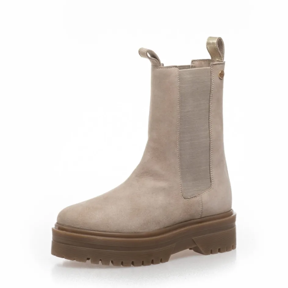 Copenhagen Shoes Chelsea Boots | Ankelstøvler*GOING SUEDE 22 - Beige Suede Goingsuede 22 boot beige suede