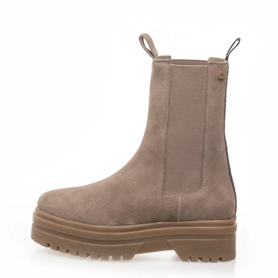 Copenhagen Shoes Chelsea Boots | Ankelstøvler*GOING SUEDE 22 - Taupe Suede Goingsuede 22 boot taupe suede