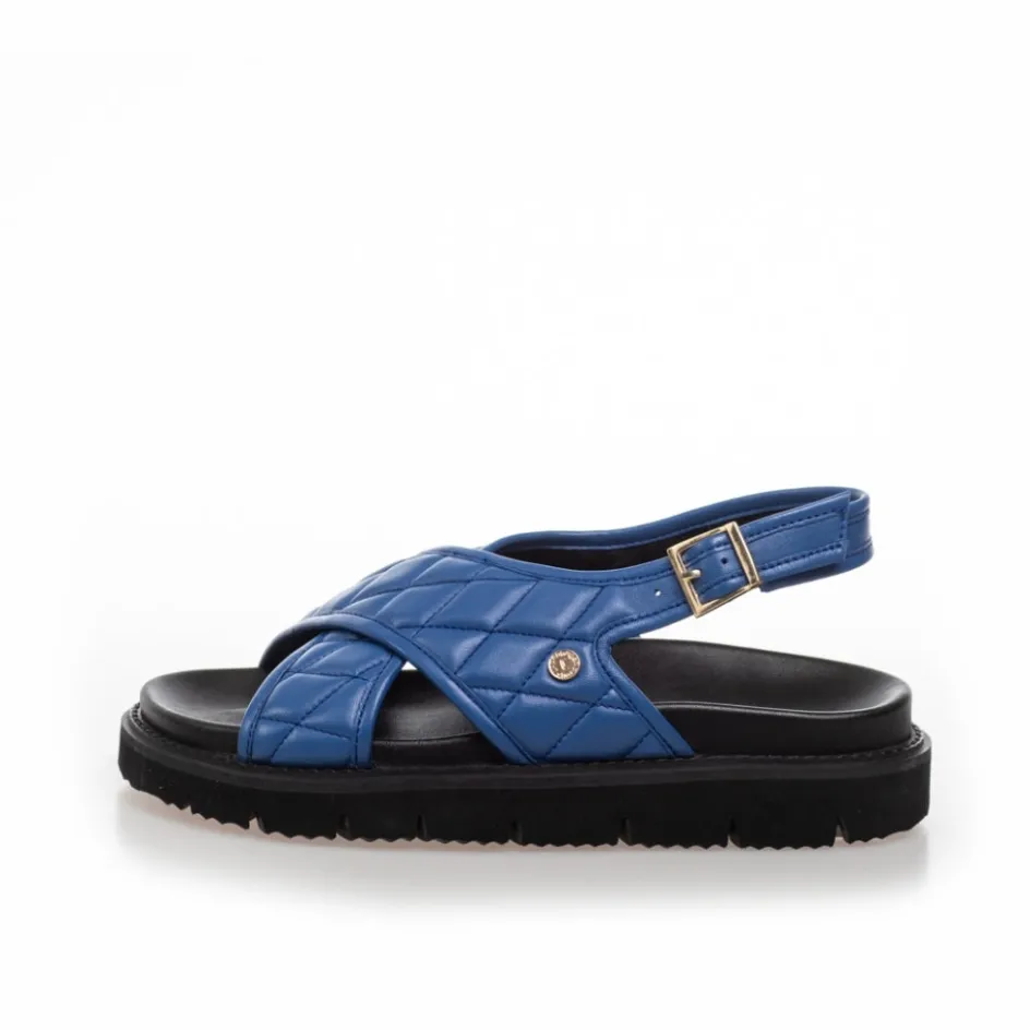 Copenhagen Shoes Flade Sandaler*GOING WILD - Blue Goingwild sandal blue