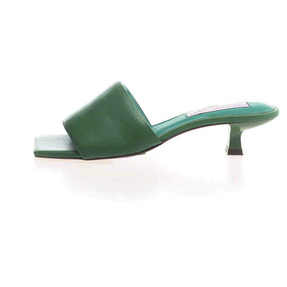 Copenhagen Shoes Sandaler Med Hæl | Stiletter*GOOD VIBES - GREEN Goodvibes sandal green