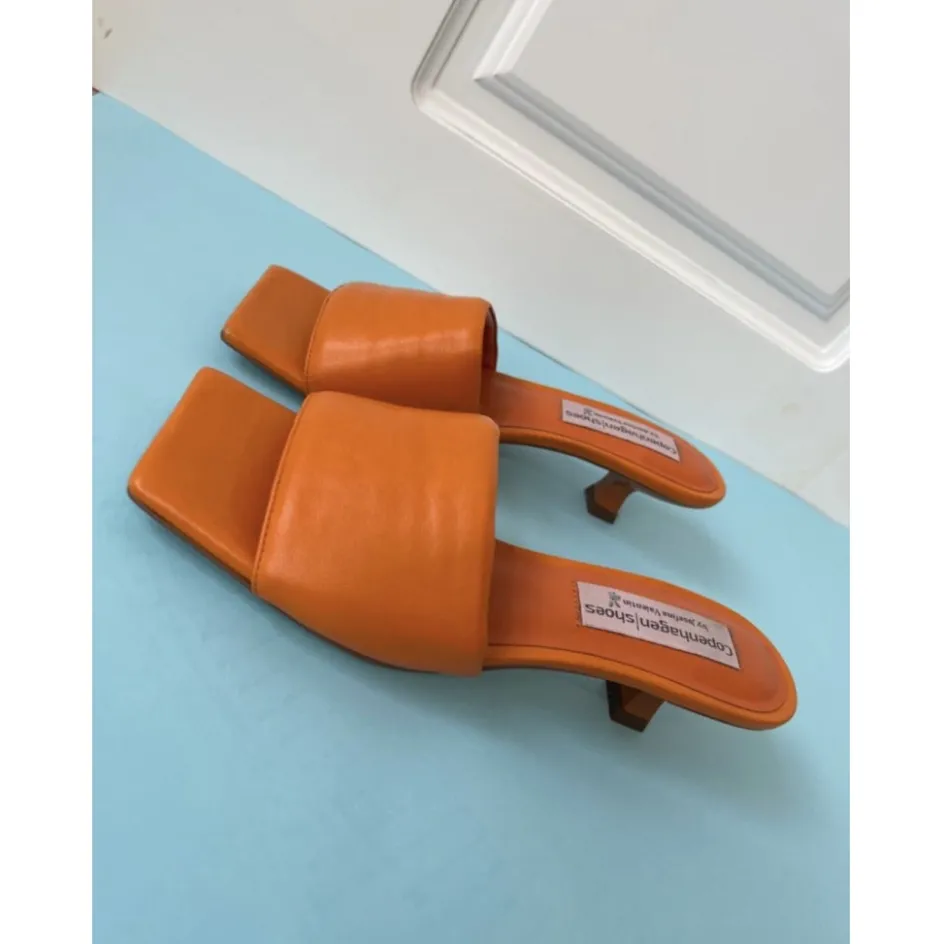 Copenhagen Shoes Sandaler Med Hæl | Stiletter*GOOD VIBES - ORANGE Goodvibes sandal orange