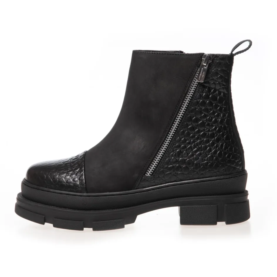 Copenhagen Shoes Chelsea Boots | Ankelstøvler*GOOD VIBES ONLY - BLACK Goodvibes only stoevler black
