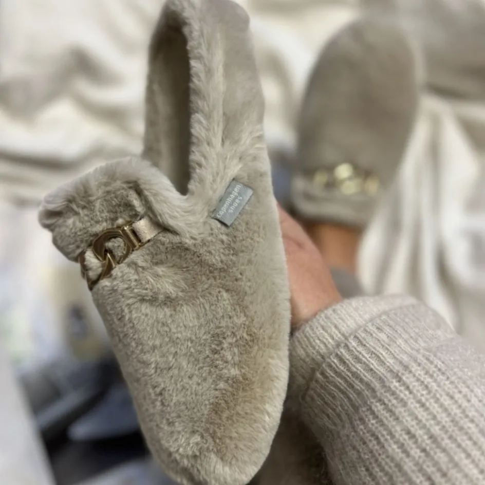 Copenhagen Shoes Hjemmesko*HERSELF 2022 - Off. White Herself2022 homeslipper off white