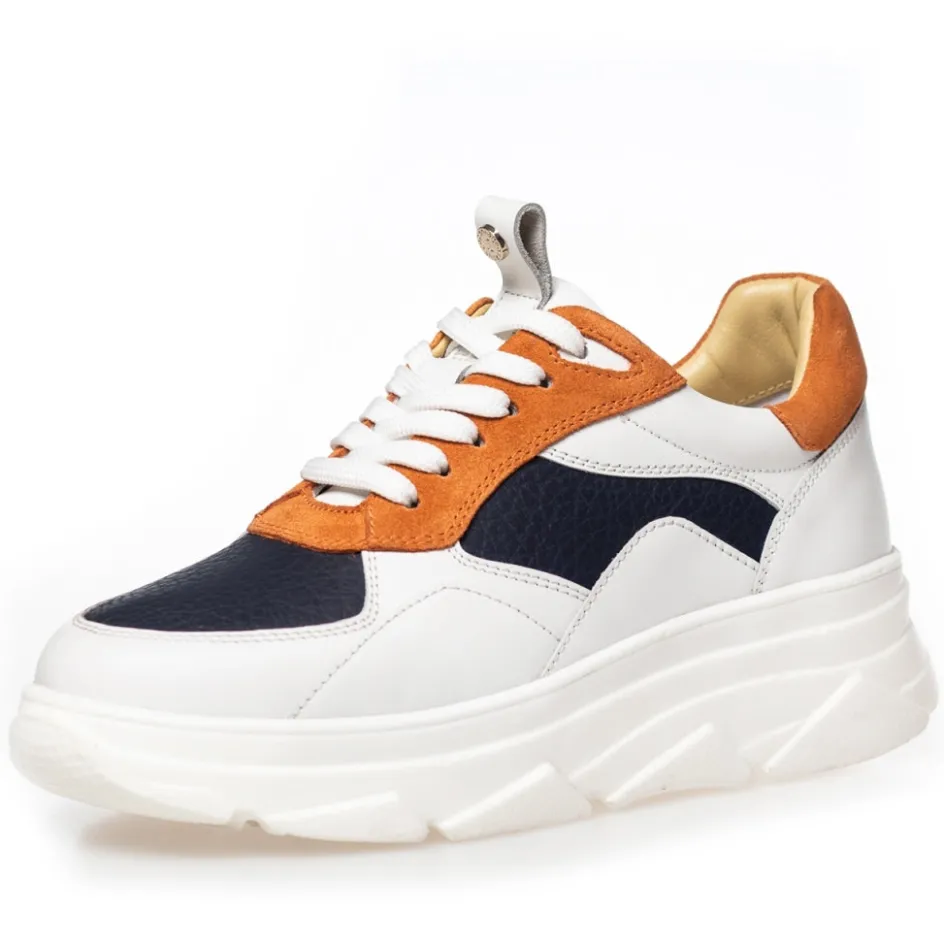 Copenhagen Shoes Sneakers*I AM ME - WHITE/ORANGE/NAVY White orange navy