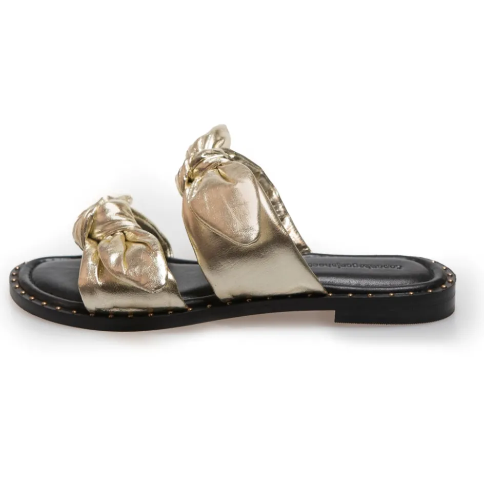 Copenhagen Shoes Flade Sandaler*I FEEL IT - Gold