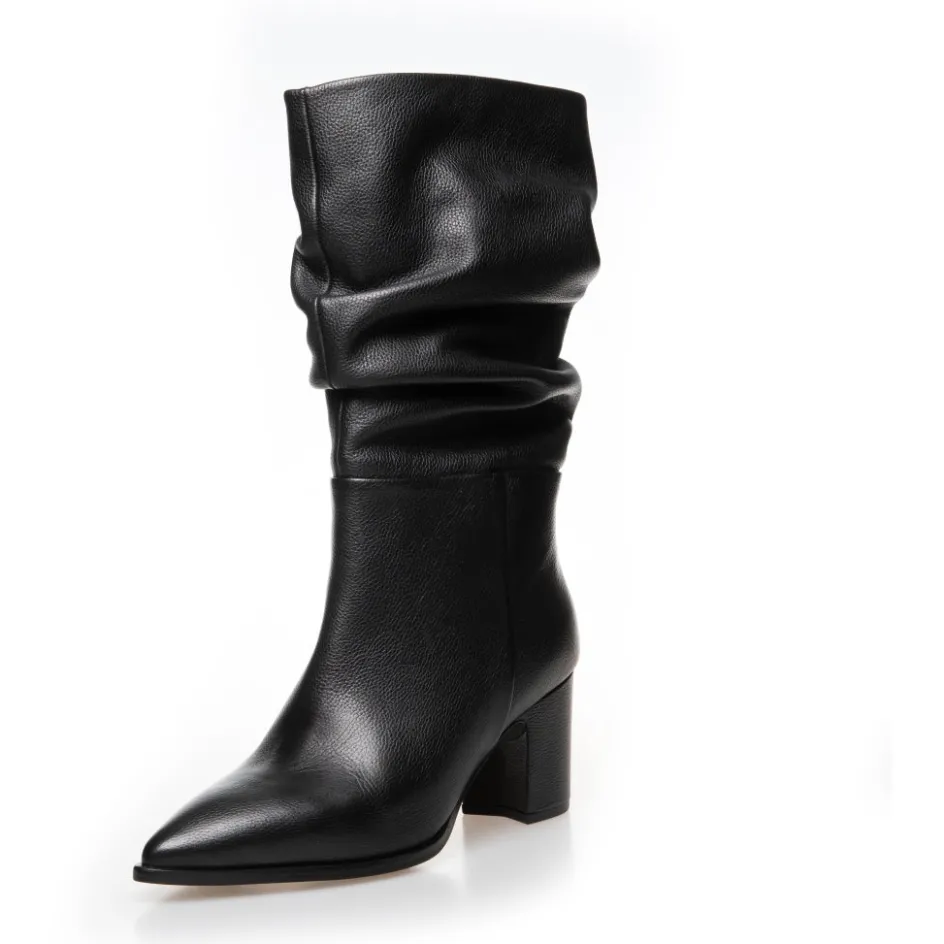 illusion__black_4.webp Copenhagen Shoes Støvler Med Hæl | Lange Støvler*ILLUSION - Black