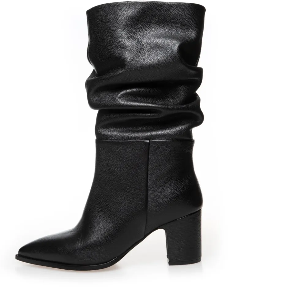 illusion__black_6.webp Copenhagen Shoes Støvler Med Hæl | Lange Støvler*ILLUSION - Black