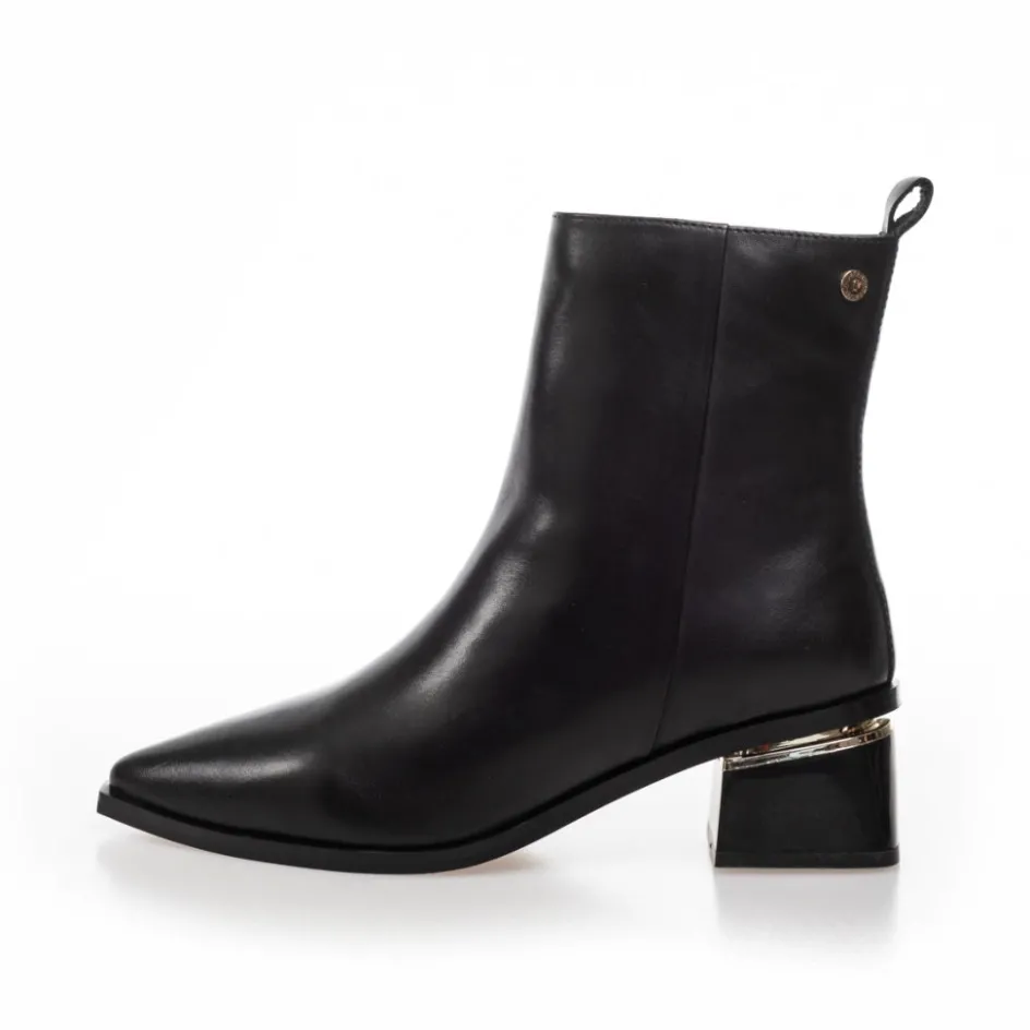 Copenhagen Shoes Støvler Med Hæl | Ankelstøvler*KATIE - BLACK Katieboot black
