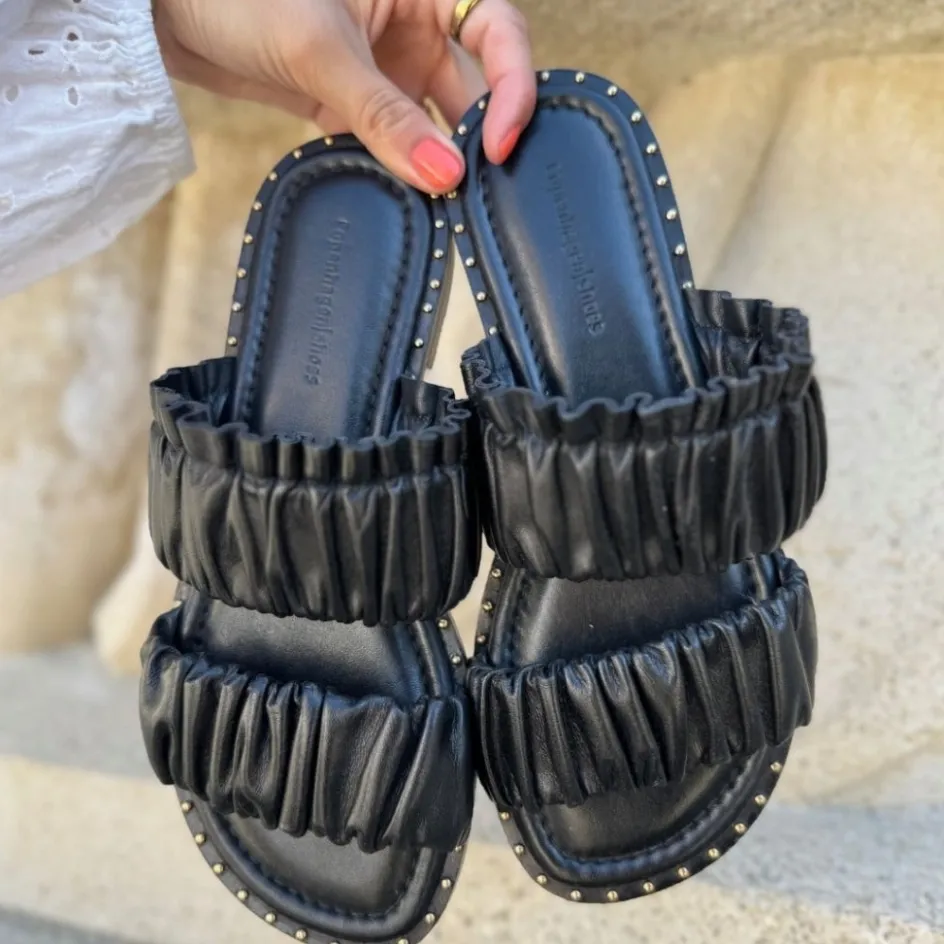 keep_up_girl__black_3.webp Copenhagen Shoes Flade Sandaler*KEEP UP GIRL - Black