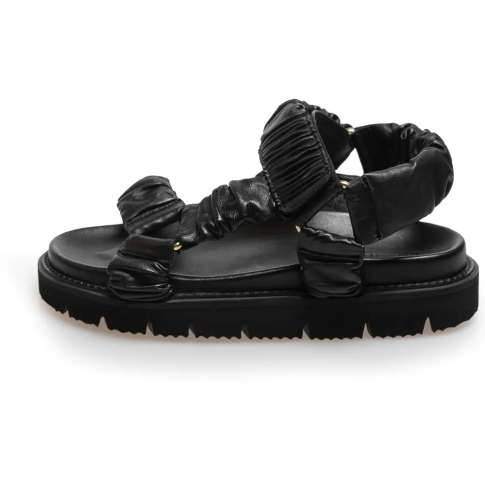 keep_walking__black_5.webp Copenhagen Shoes Flade Sandaler*KEEP WALKING - Black