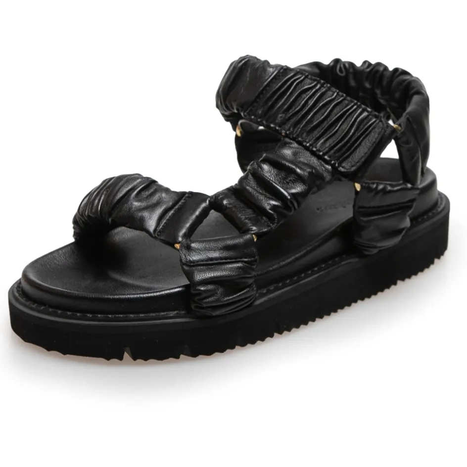 keep_walking__black_6.webp Copenhagen Shoes Flade Sandaler*KEEP WALKING - Black