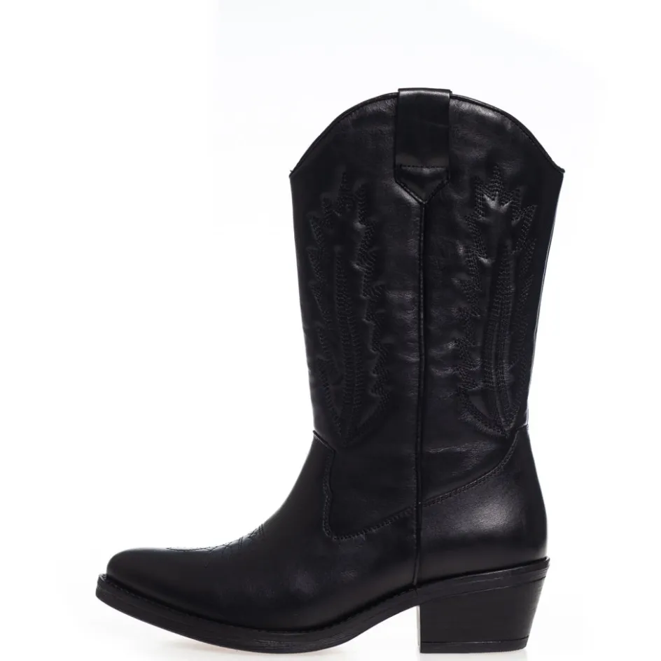 Copenhagen Shoes Støvler Med Hæl | Lange Støvler*KEEP YOUR POWER - BLACK Keepyour power boot black