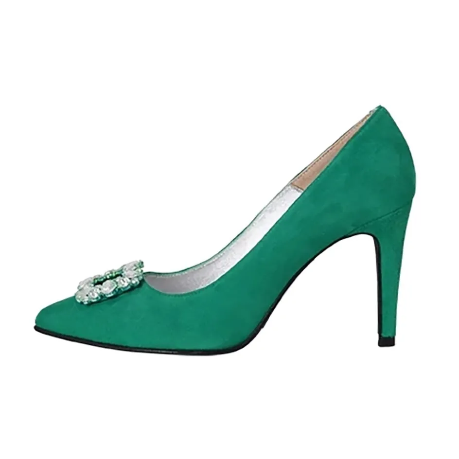 Copenhagen Shoes Stiletter*LA - GREEN (CADI) Laheels green cadi