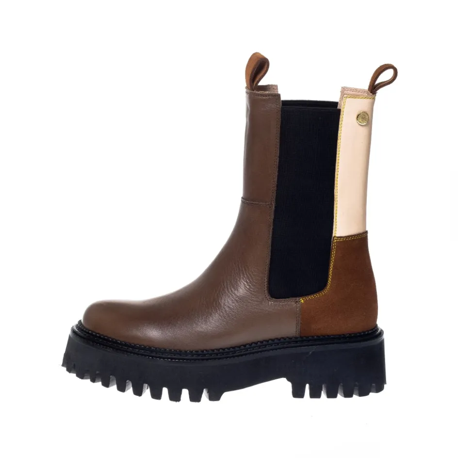 Copenhagen Shoes Chelsea Boots | Ankelstøvler*LEMON (MULTICOLOR) - BROWN MULTI Lemonmulticolor boot brown multi