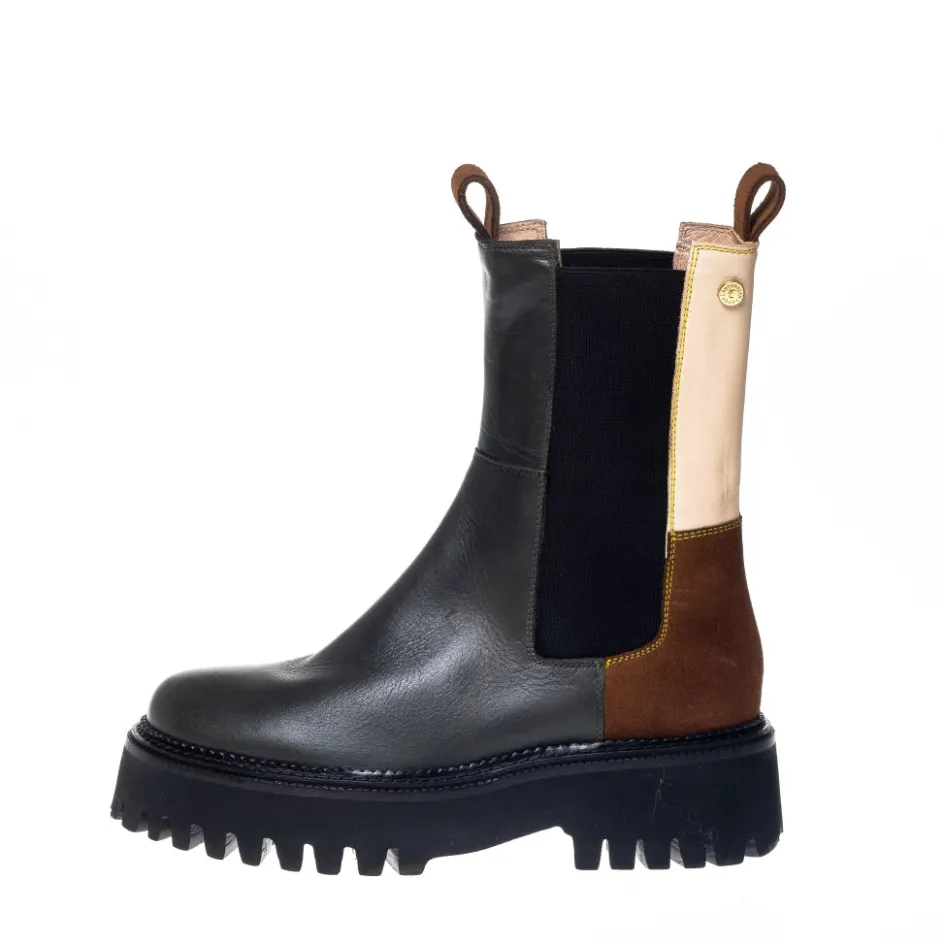 Copenhagen Shoes Chelsea Boots | Ankelstøvler*LEMON (MULTICOLOR) - MILITARY MULTI Lemonmulticolor boot military multi