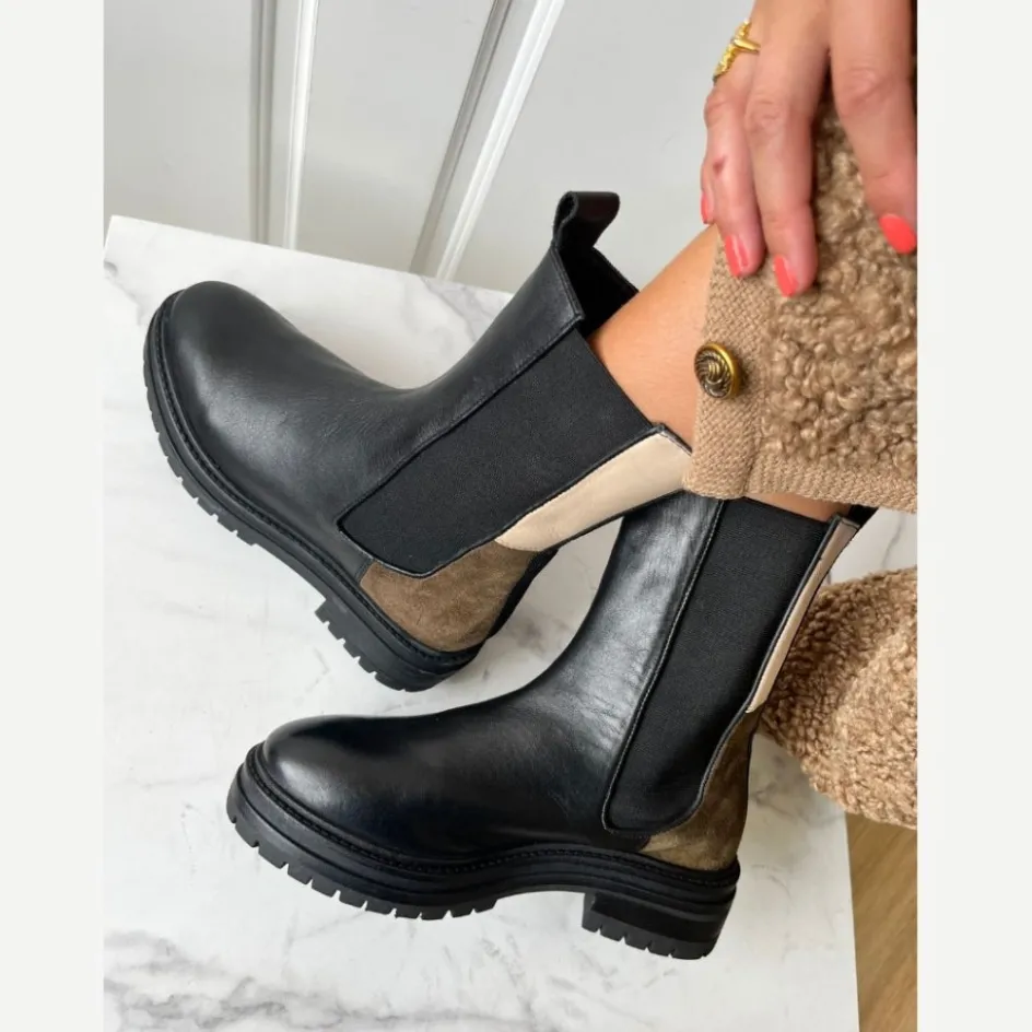 Copenhagen Shoes Chelsea Boots | Ankelstøvler*LEMON (MULTICOLOR) - MILITARY MULTI Lemonmulticolor boot military multi