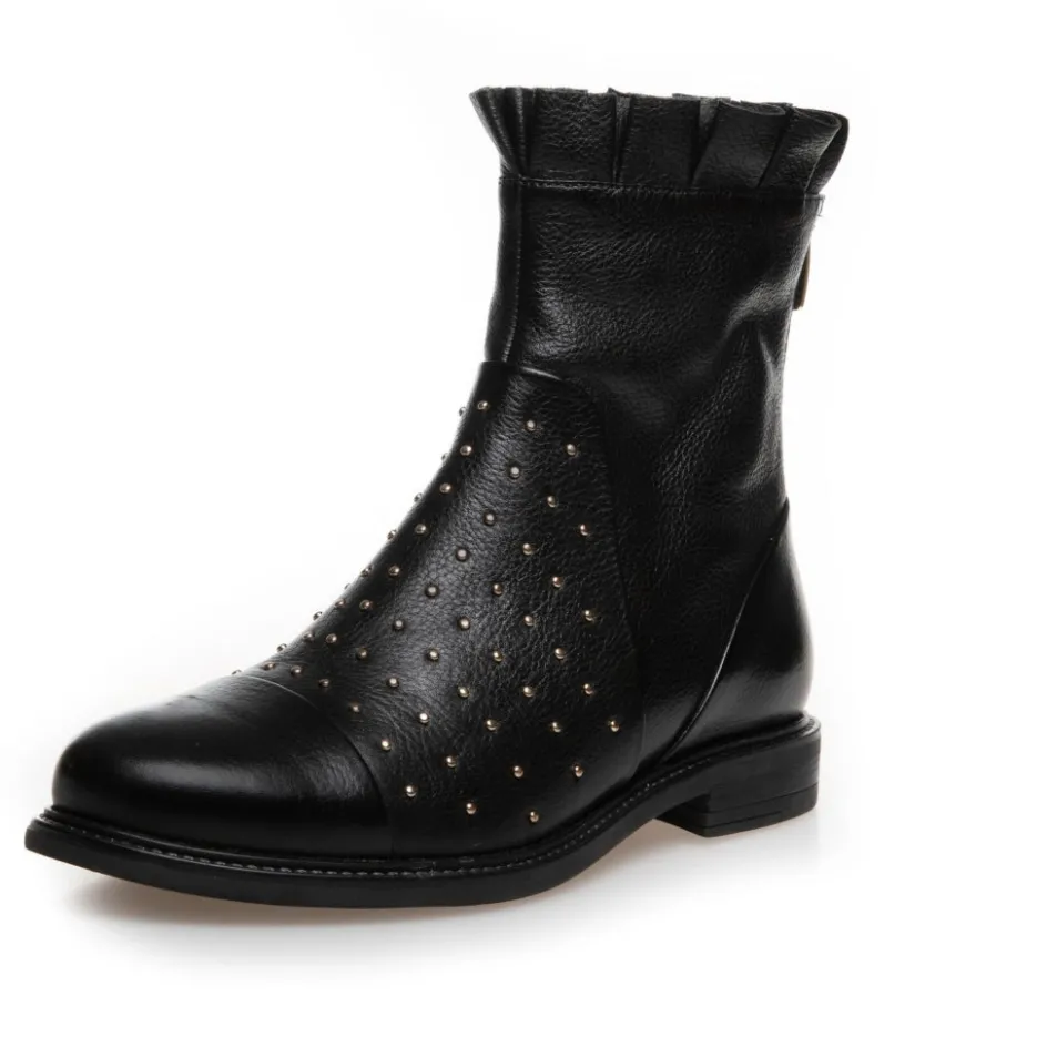 lets_go_walking__black_3.webp Copenhagen Shoes Ankelstøvler*LET'S GO WALKING - BLACK Letsgo walking stoevler black