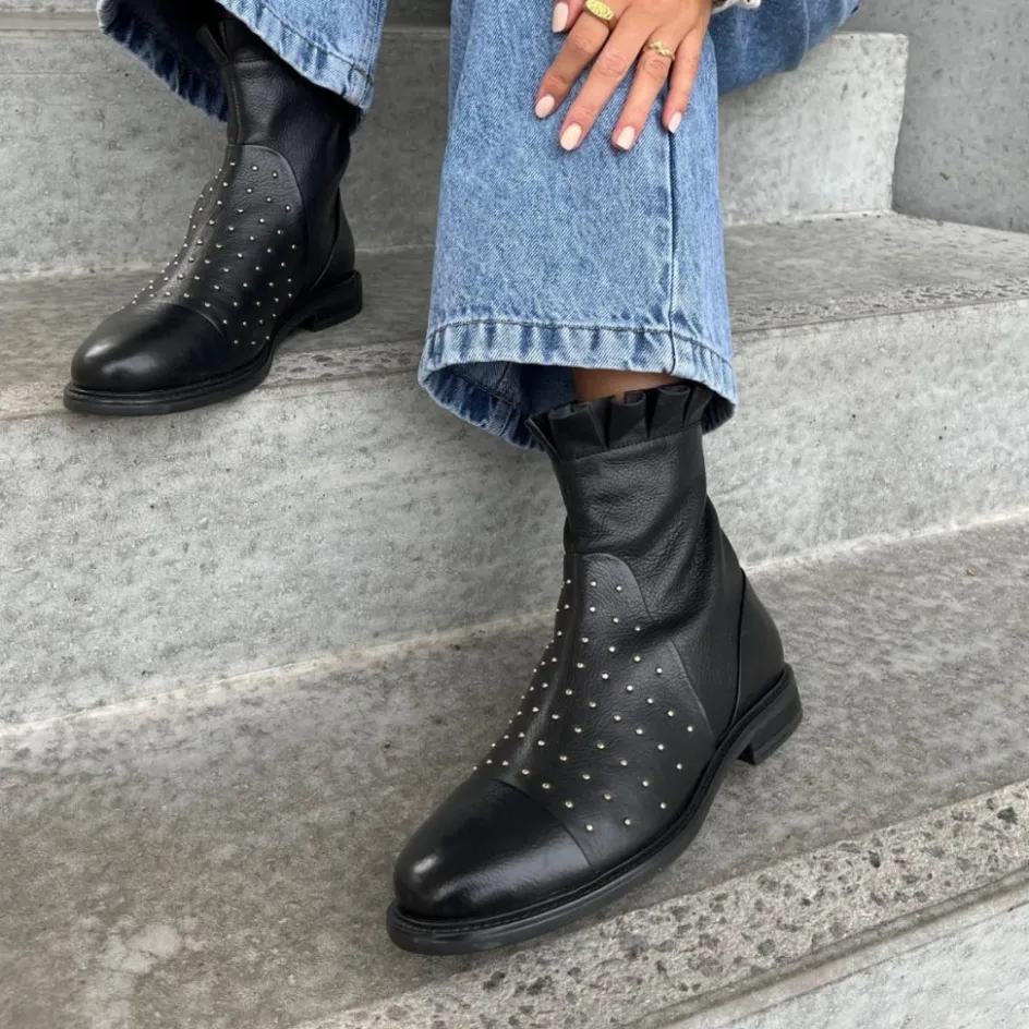 lets_go_walking__black_6.webp Copenhagen Shoes Ankelstøvler*LET'S GO WALKING - BLACK Letsgo walking stoevler black
