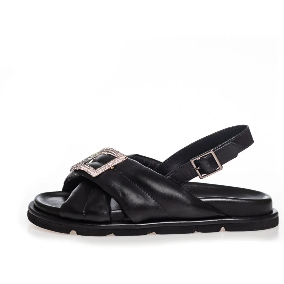 like_a_melody__black_3-1.webp Copenhagen Shoes Flade Sandaler*LIKE A MELODY - Black Likea melody sandal black