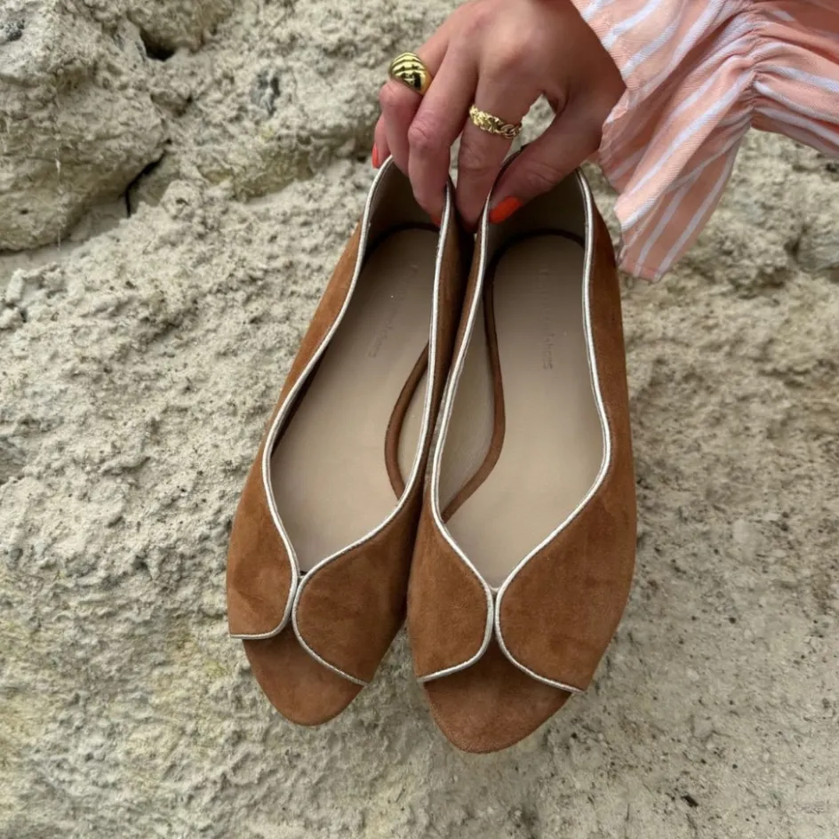 like_a_melody__suede__cognac_6.webp Copenhagen Shoes Ballerinasko*LIKE A MELODY - SUEDE - Cognac