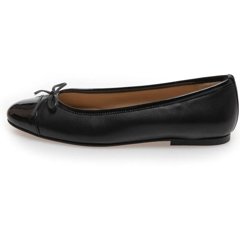 Copenhagen Shoes Ballerinasko*LIKE MOVING - PATENT TOE - Black patent
