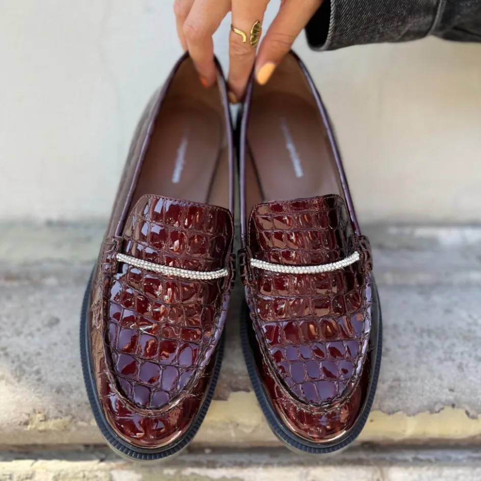 Copenhagen Shoes Loafers*LOAFERS LOVELY - Bordo Lovely loafer bordo