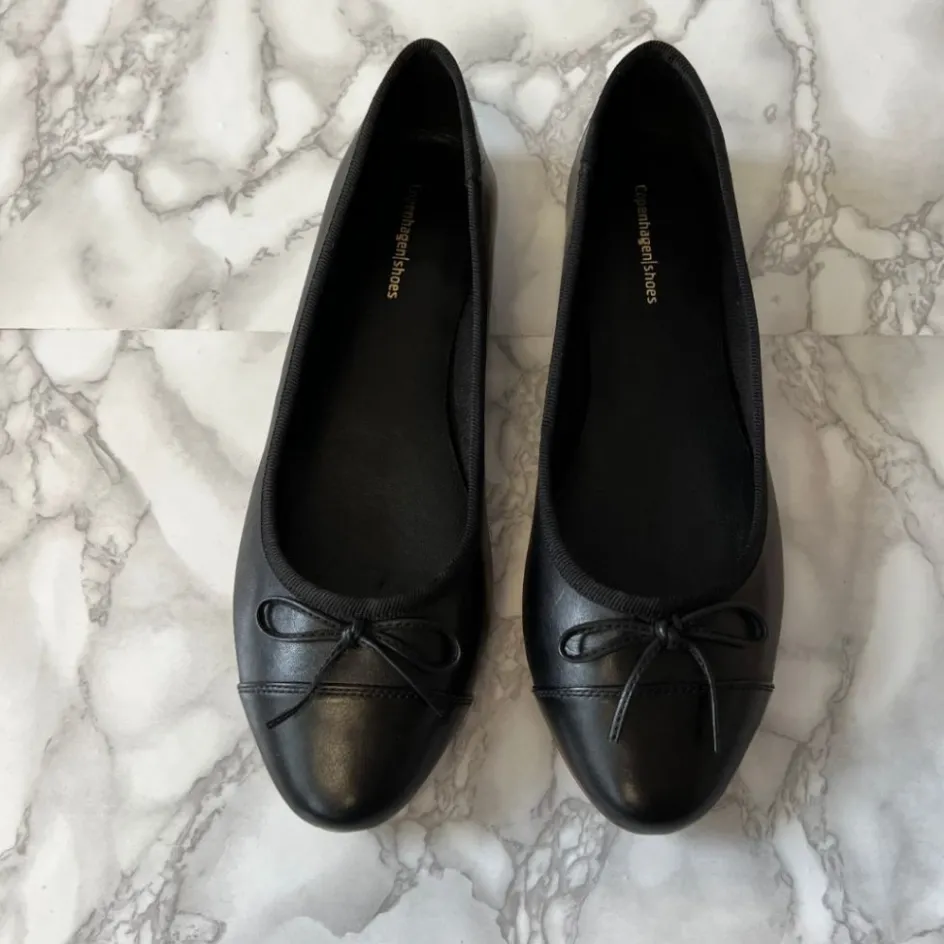 Copenhagen Shoes Ballerinasko*LOVELY - Black Plain Sblack plain