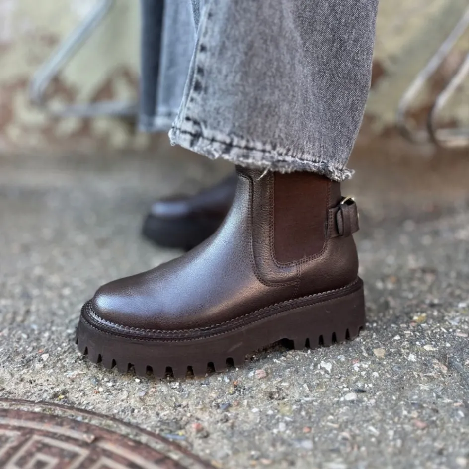 Copenhagen Shoes Ankelstøvler*MAGIC MOMENT - Dark Brown Magicmoment stoevler dark brown