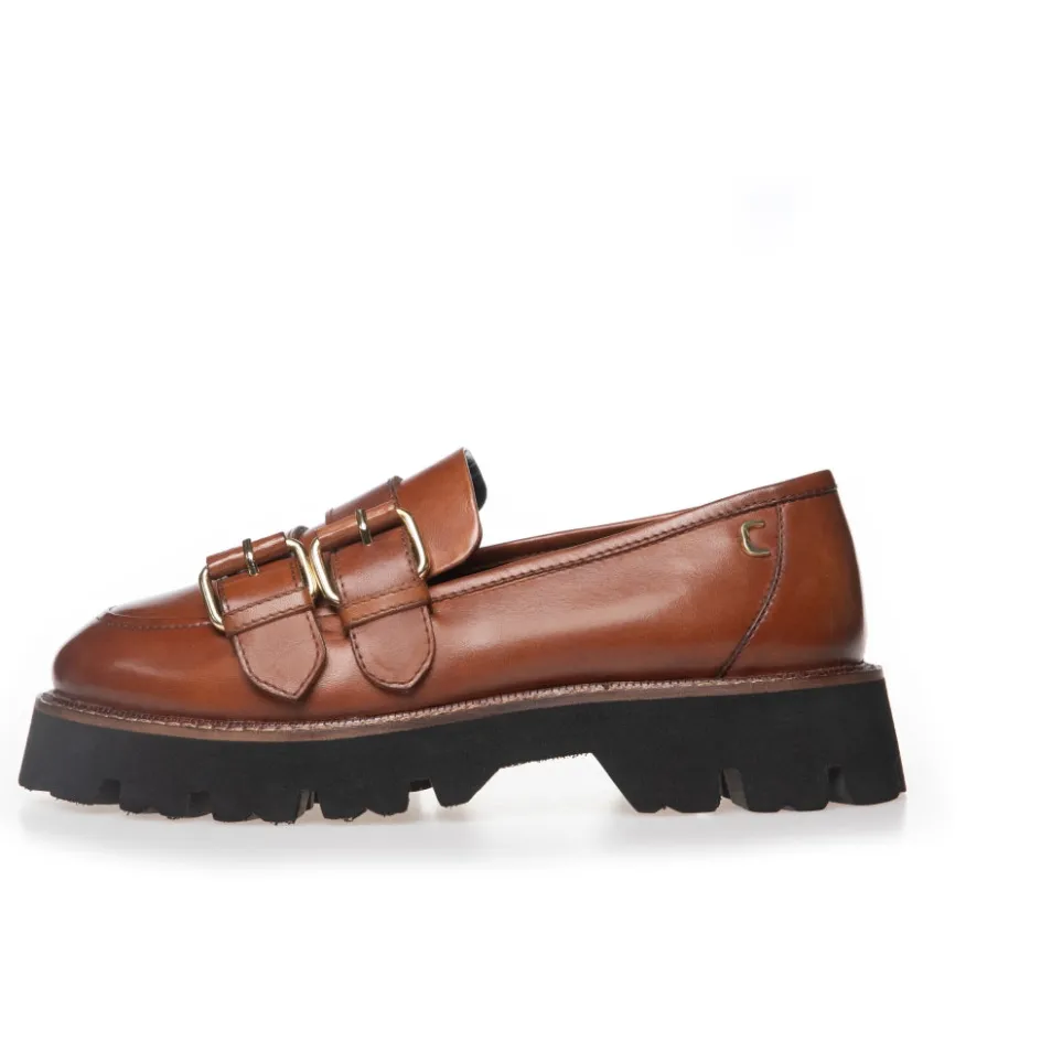 Copenhagen Shoes Loafers*MAGIC MOVE - Cognac