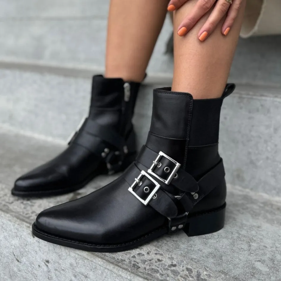Copenhagen Shoes Ankelstøvler*MAKE ME FLY - BLACK Makeme fly boots black