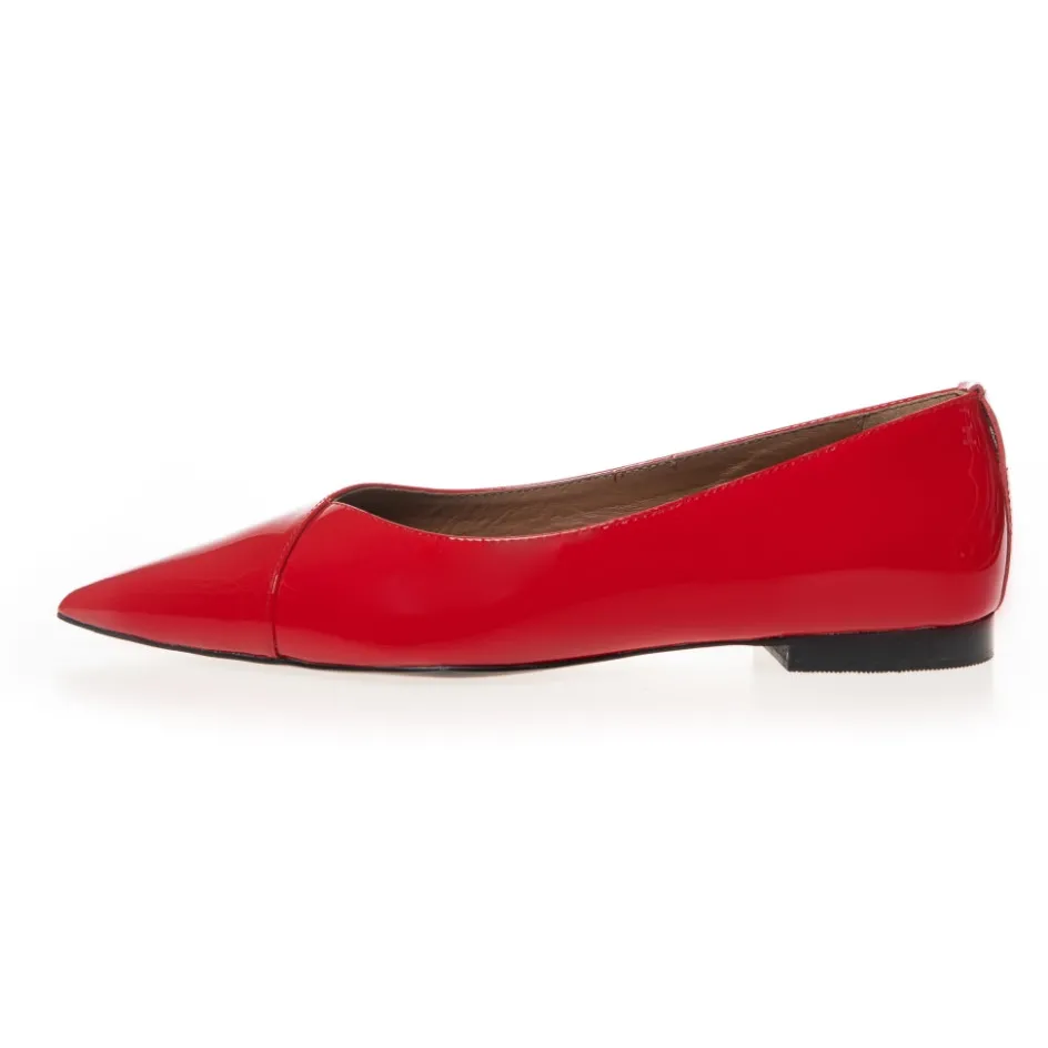 Copenhagen Shoes Ballerinasko*MAKE PASSION PATENT - Red patent