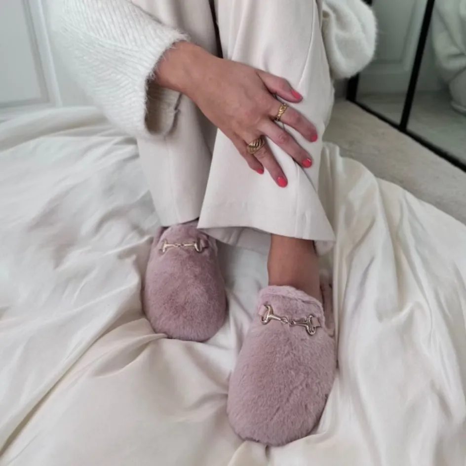 Copenhagen Shoes Hjemmesko*MEMORIES CRUDO - Rosa Memoriescrudo homeslipper rosa