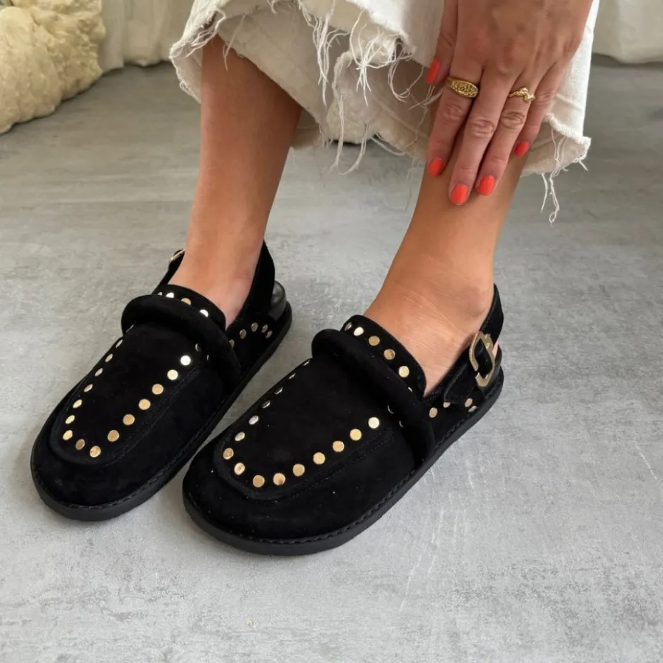 milla_shoes__black_suede_4.webp Copenhagen Shoes Mules · Slip Ins*MILLA SHOES - BLACK SUEDE Millashoes loafer black suede