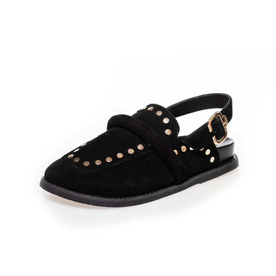 milla_shoes__black_suede_6.webp Copenhagen Shoes Mules · Slip Ins*MILLA SHOES - BLACK SUEDE Millashoes loafer black suede