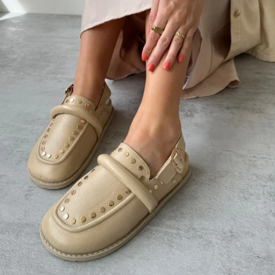 Copenhagen Shoes Mules · Slip Ins*MILLA SHOES LEATHER - Beige