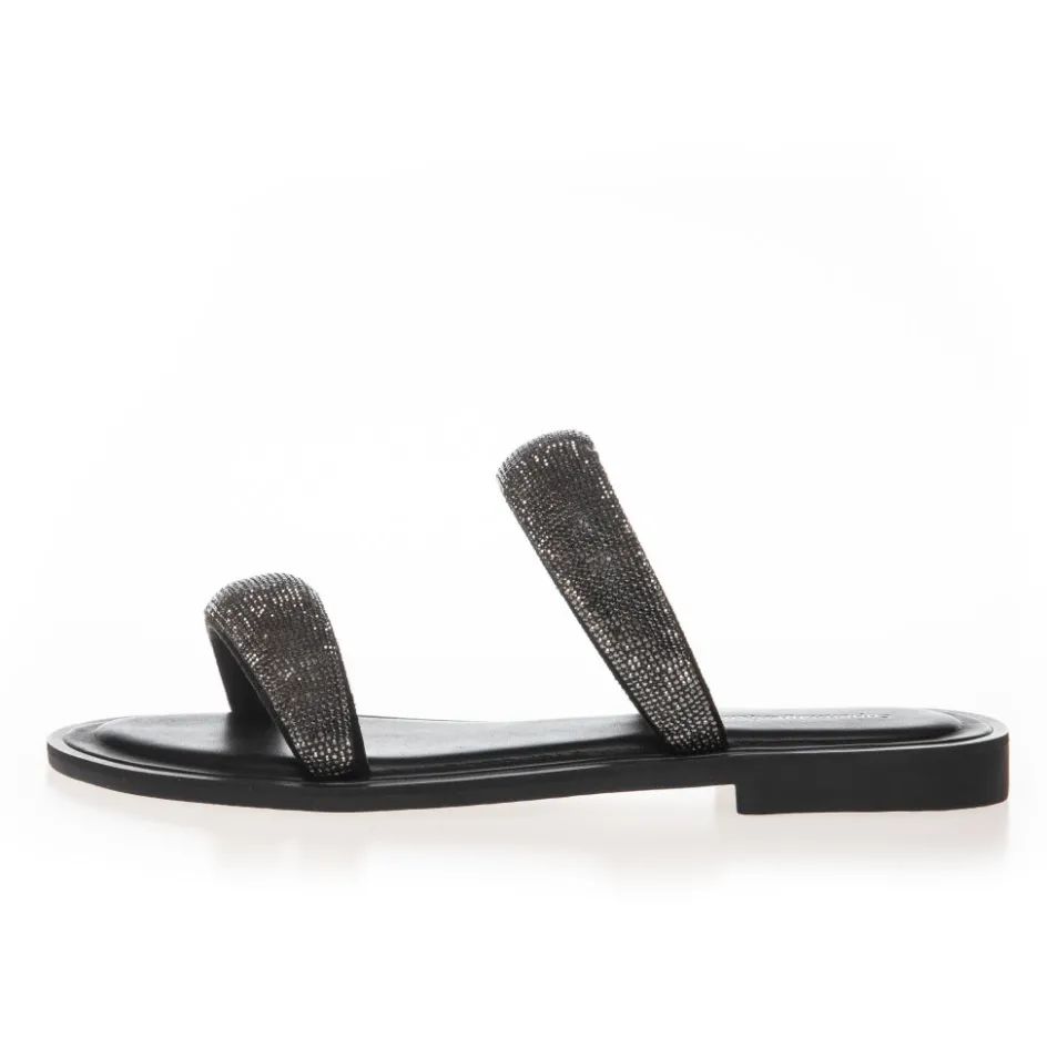 Copenhagen Shoes Flade Sandaler*MISTY - Black