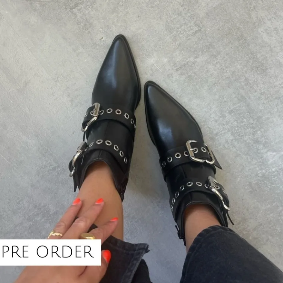 Copenhagen Shoes Ankelstøvler*MOVE FOR MORE BLACK (P) - BLACK Movefor more black pre order del mid october stoevler black