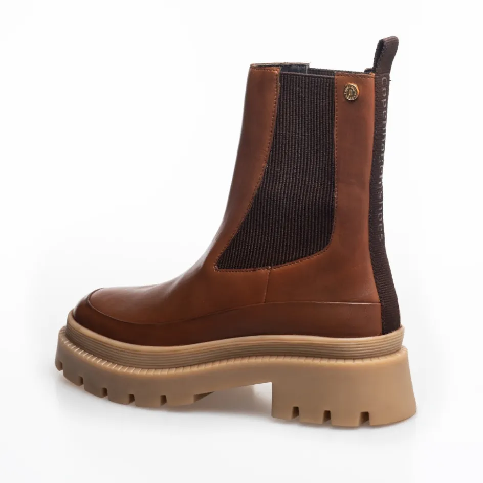 Copenhagen Shoes Chelsea Boots | Ankelstøvler*MY GIRL AND ME - COGNAC Mygirl and me boot cognac