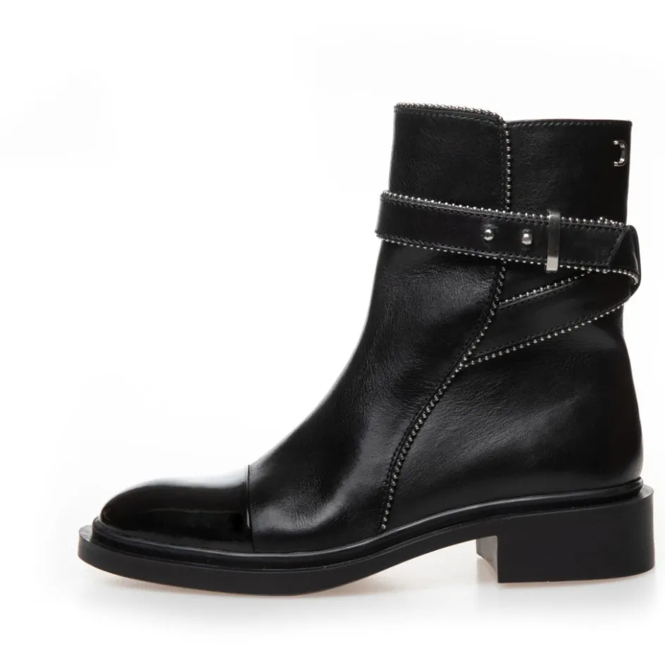 Copenhagen Shoes Ankelstøvler*MY MOVES - BLACK PATENT Mymoves boots black patent