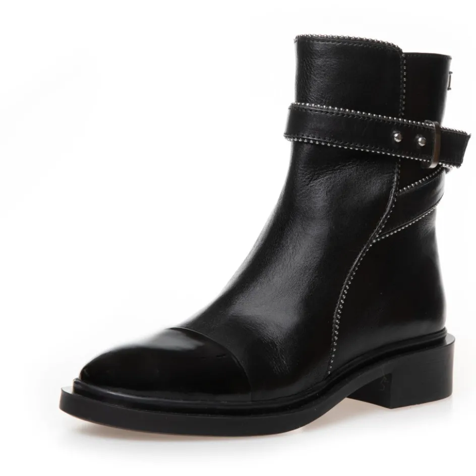 Copenhagen Shoes Ankelstøvler*MY MOVES - BLACK PATENT Mymoves boots black patent