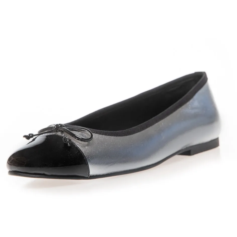 my_own_ballerinas__silver__black_12.webp Copenhagen Shoes Ballerinasko*MY OWN BALLERINAS - SILVER / BLACK Sballet flats silver black
