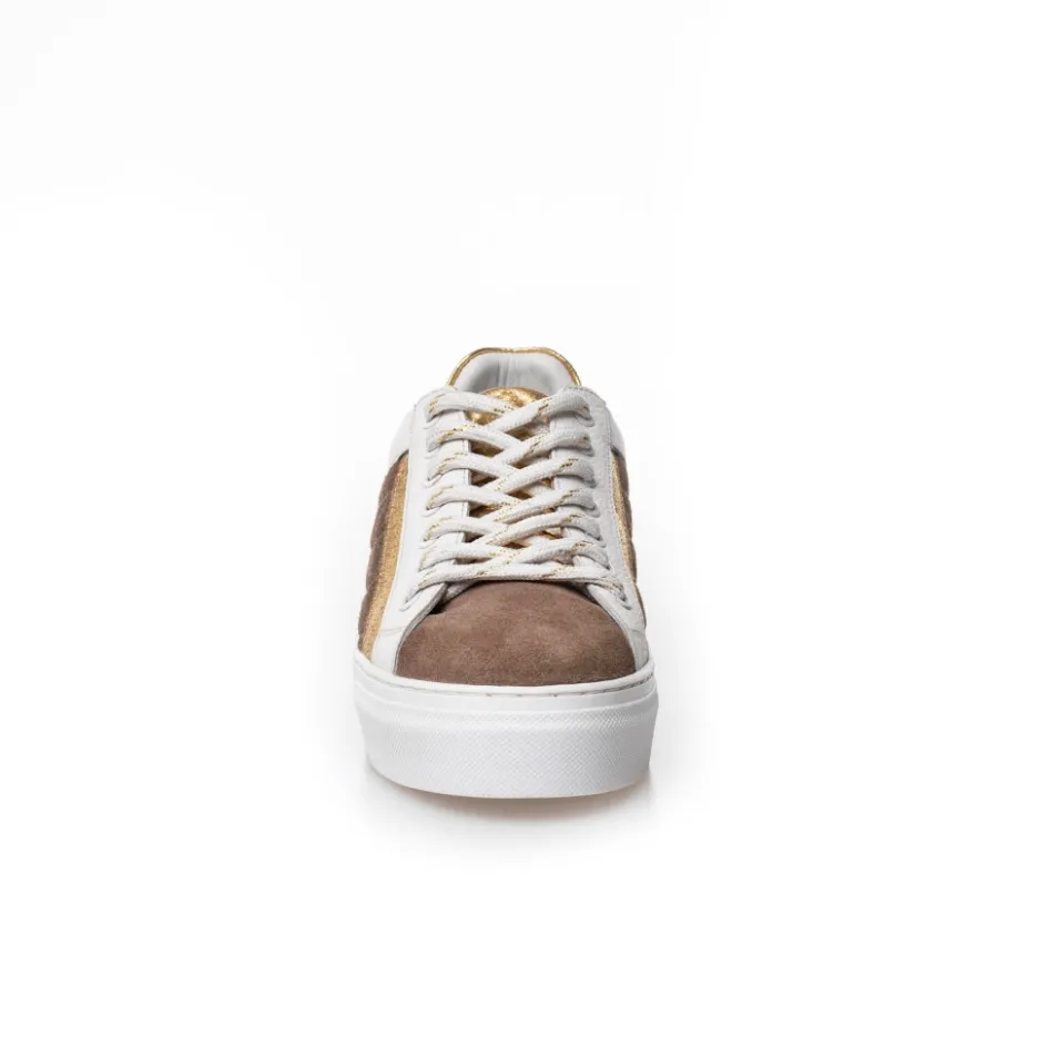 my_sneaks__taupegold_2.webp Copenhagen Shoes Sneakers*MY SNEAKS - TAUPE/GOLD Taupe gold