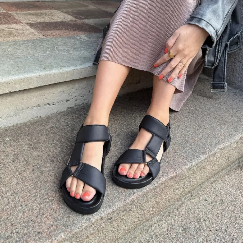 Copenhagen Shoes Flade Sandaler*MY SUMMER DAYS - Black