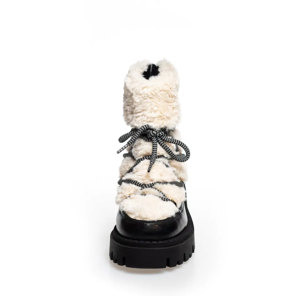 my_winter_boots__blackoff_white_2.webp Copenhagen Shoes Ankelstøvler*MY WINTER BOOTS - BLACK/OFF WHITE Mywinter boots boot black off white