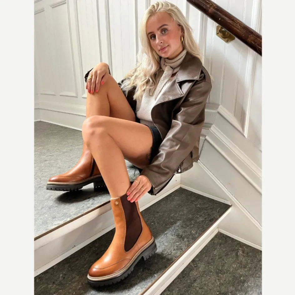 Copenhagen Shoes Chelsea Boots | Ankelstøvler*NEW FALL 23 - TAN Newfall 23 boot tan